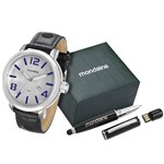 Ficha técnica e caractérísticas do produto Kit Relógio Mondaine Masculino com Caneta Pen Drive 94791g0mvnh1k1