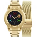 Ficha técnica e caractérísticas do produto Kit Relógio Technos Connect Duo Dourado Smartwatch P01AC/4P