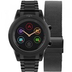 Ficha técnica e caractérísticas do produto Kit Relógio Technos Connect Duo Preto Smartwatch P01ad/4P