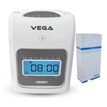Ficha técnica e caractérísticas do produto Kit - Relógio Vega + Chapeira 15 Lugares + 150 Cartões