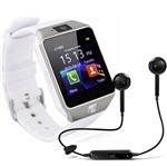 Ficha técnica e caractérísticas do produto Kit 2 Relógios Smartwatch Dz09 + 2 Fone Bluetooth - Original Touch Bluetooth Gear Chip