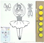 Ficha técnica e caractérísticas do produto Kit Tela 25 X 30 - Bailarina - Kits For Kids