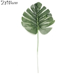 Ficha técnica e caractérísticas do produto Kiwarm Mais Novo Verde Monstera Artificial Folhas Spray De Folha De Samambaia Planta Galho De Árvore Para O Casamento Em Casa Hoilday Decoração de Mesa Ornamento