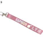 Ficha técnica e caractérísticas do produto Kpop BTS Love Yourself Name Print Longo Pingente Chaveiro Hang Lanyard Phone Decor