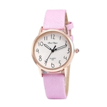 Ficha técnica e caractérísticas do produto FLY Lady simples linha onda de relógio de quartzo PU Leather Strap Analog Pin Buckle Relógio de pulso Casual