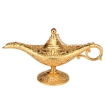 Ficha técnica e caractérísticas do produto Lâmpada De Imitação Vintage Aladdin Desejando Bule De Chá Colecionável Ornamento De Decoração Para Casa