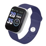 Ficha técnica e caractérísticas do produto Lançamento - Relógio Smartband LH719 Smartwatch Android e IOS, Bluetooth e Notificações - Azul - D Smart