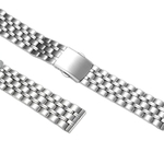 Ficha técnica e caractérísticas do produto Homens pulseira 20 milímetros de Aço Inoxidável Relógio de metal de pulseira de Relógio Accesspries