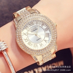 Ficha técnica e caractérísticas do produto FLY Mulheres moda de luxo Movimento Quartz Diamond Watch Relógio de pulso