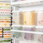 Ficha técnica e caractérísticas do produto Latas selado de pl¨¢stico Cozinha Storage Box Transparente Food vasilha manter fresco B