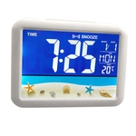 Ficha técnica e caractérísticas do produto LCD Digital Temperatura Previsão Tempo Data Relógio Despertador para crianças