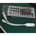 Ficha técnica e caractérísticas do produto LEDwholesalers Hossen® 44 teclas Mini Controle Remoto IR para 3528 e 5050 RGB Luzes LED Strip