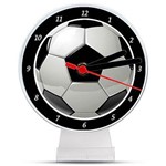 Lembrancinha/ Enfeite de Mesa Relógio Futebol Preto e Branco - Magazine 25 de Março