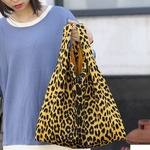 Ficha técnica e caractérísticas do produto Leopard Moda selvagem das mulheres Tote retro saco saco simples Handbag M?o Hag