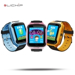 Ficha técnica e caractérísticas do produto LICIHP L321 Crianças GPS relógio com tela sensível ao toque do cartão sim q529 q528 luz da lâmpada telefone do relógio inteligente
