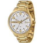 Ficha técnica e caractérísticas do produto Lince Orient Masculino Dourado Esporte WR 50 Metros Mrg4271s