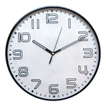 Ficha técnica e caractérísticas do produto Lindo Relógio De Parede Executivo Moderno 29,5cm Quartz