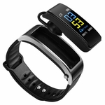 Ficha técnica e caractérísticas do produto Além disso Inteligente Cor do bracelete Bluetooth Watch Band Heart Rate Monitor de sono de Fitness Rastreador Sports Pulseira