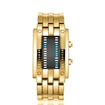 Ficha técnica e caractérísticas do produto Luxury Men's Watch Stainless Steel Date Digital LED Sports Bracelet Wrist Watch