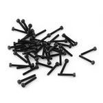 Ficha técnica e caractérísticas do produto M3 Preto Hex Soquete Cap Head Screw Parafuso Set (M3 * 20mm, totalmente rosqueada, 50pcs)