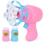 Ficha técnica e caractérísticas do produto Magic Bubble Blower máquina elétrica automática fabricante de bolha Mini Fan Crianças Outdoor Brinquedos Fontes do casamento (quente)