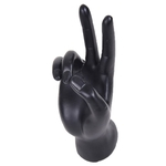 Ficha técnica e caractérísticas do produto Mannequin Hand Luva Ring Bracelet Bangle Jewelry Display Holder Stand Black