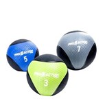 Ficha técnica e caractérísticas do produto Medicine Ball Proaction Azul e Preto 03Kg - 03kg - Azul e Preto