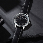 Ficha técnica e caractérísticas do produto Men Casual Simple Quartz Analog Watch Band Wrist Watches