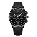 Ficha técnica e caractérísticas do produto Men Military Sports Watch Luxury Analog Sport Leather Quartz Mens Watches