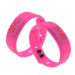 Ficha técnica e caractérísticas do produto Mens Womens Rubber LED Watch Data Sports Pulseira Digital rel¨®gio de pulso HP