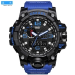 Ficha técnica e caractérísticas do produto Men's Wristwatch Smael Homens multifunções Moda relógio eletrônico impermeável para esportes