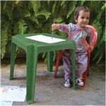 Ficha técnica e caractérísticas do produto Mesa Infantil Decorada - Verde - 01020301003 - Antares Plásticos