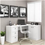 Ficha técnica e caractérísticas do produto Mesa para Escritório Tecno Mobili ME4100 Branco - Branco