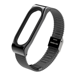 Ficha técnica e caractérísticas do produto Mijobs Pulseira de aço inoxidável Watch Band Alça para Xiaomi Mi band 3 Watch