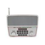 Ficha técnica e caractérísticas do produto Mini Caixa Som Portátil Ws-1813 Bluetooth USB Radio Branco