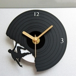 Ficha técnica e caractérísticas do produto MINI CD Frigorífico Relógio de parede criativa imã Relógio cor fresca magnéticos Adesivos Clocks Frigorífico Decor Wall Clocks