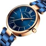 Ficha técnica e caractérísticas do produto Mini Focus Relógio Feminino - [FRETE GRÁTIS] / Modelo Azul