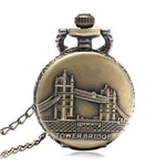 Ficha técnica e caractérísticas do produto Mini Relógio de Bolso Tower Bridge