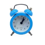Ficha técnica e caractérísticas do produto Mini Relógio Despertador MD Azul 7,5 Cm Altura