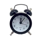 Ficha técnica e caractérísticas do produto Mini Relógio Despertador MD Preto 7,5Cm Altura