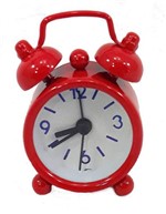 Miniatura Despertador Vermelho com Alarme - Oksn