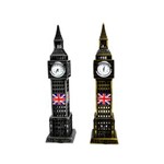 Ficha técnica e caractérísticas do produto Miniatura Relogio Big Ben Londres em Metal 18 Cm Decorativo