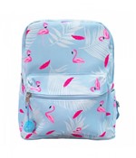 Ficha técnica e caractérísticas do produto Mochila Azul Flamingo 35x27x16cm - Minas Presentes