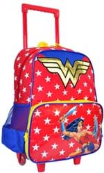 Mochila de Rodinhas Mulher Maravilha Grande Infantil IC32942WW