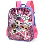 Ficha técnica e caractérísticas do produto Mochila Escolar Lol Md 2Bolsos Pink Luxcel