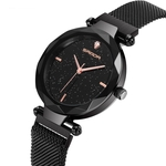 Ficha técnica e caractérísticas do produto Moda Brilhante Redonda Dial Luxo Mulher relógio de pulso de aço pulseira 252