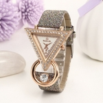 Ficha técnica e caractérísticas do produto Moda Casual pulseira relógio high-end mulheres Blue Life vidro Distinguido relógio de quartzo Relógio Feminino M