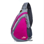 Ficha técnica e caractérísticas do produto Viva Modelo mais recente Presente Moda Unissex Peito saco leve Esportes Viagens Crossbody Bag Single-ombro Bag