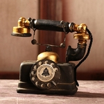 Ficha técnica e caractérísticas do produto Modelo De Telefone De Resina Do Vintage Fotografia Em Miniatura Artesanato Adereços Bar Decoração De Casa