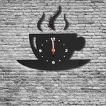 Ficha técnica e caractérísticas do produto Moderno grande relógio de parede em acrílico preto decoração de casa cozinha sala de jantar